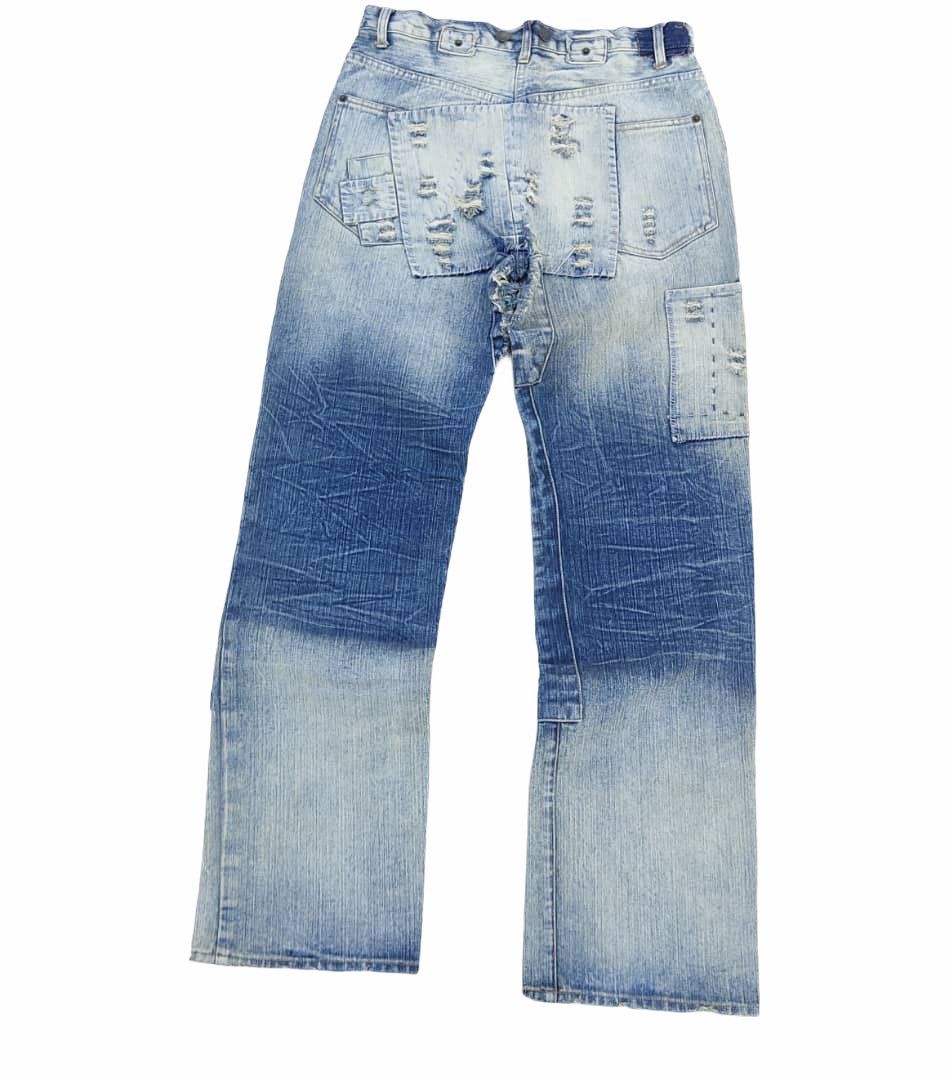 If Six Was Nine × Japanese Brand Flare Jeans Satisfy Jeans T7 Size US 32 / EU 48 - 2 Thumbnail