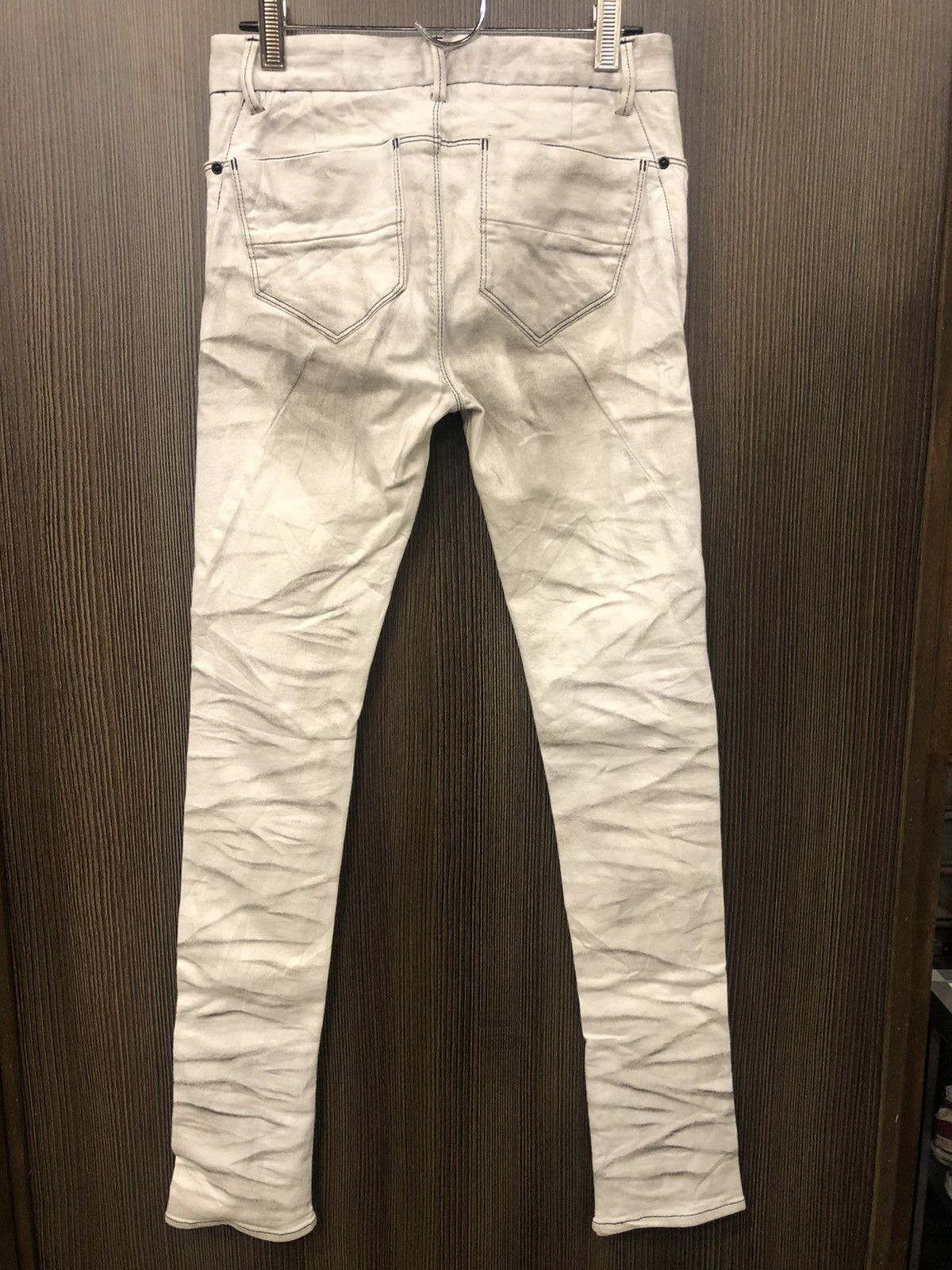 Designer × Japanese Brand Rare!! JOHNNY WOLF jeans nice design Size US 30 / EU 46 - 9 Thumbnail