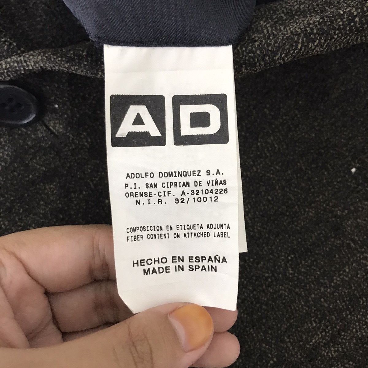 Adolfo Dominguez ADOLFO DOMINGUEZ Spanish Designer Brand Wool Coat Jacket Size US M / EU 48-50 / 2 - 5 Thumbnail
