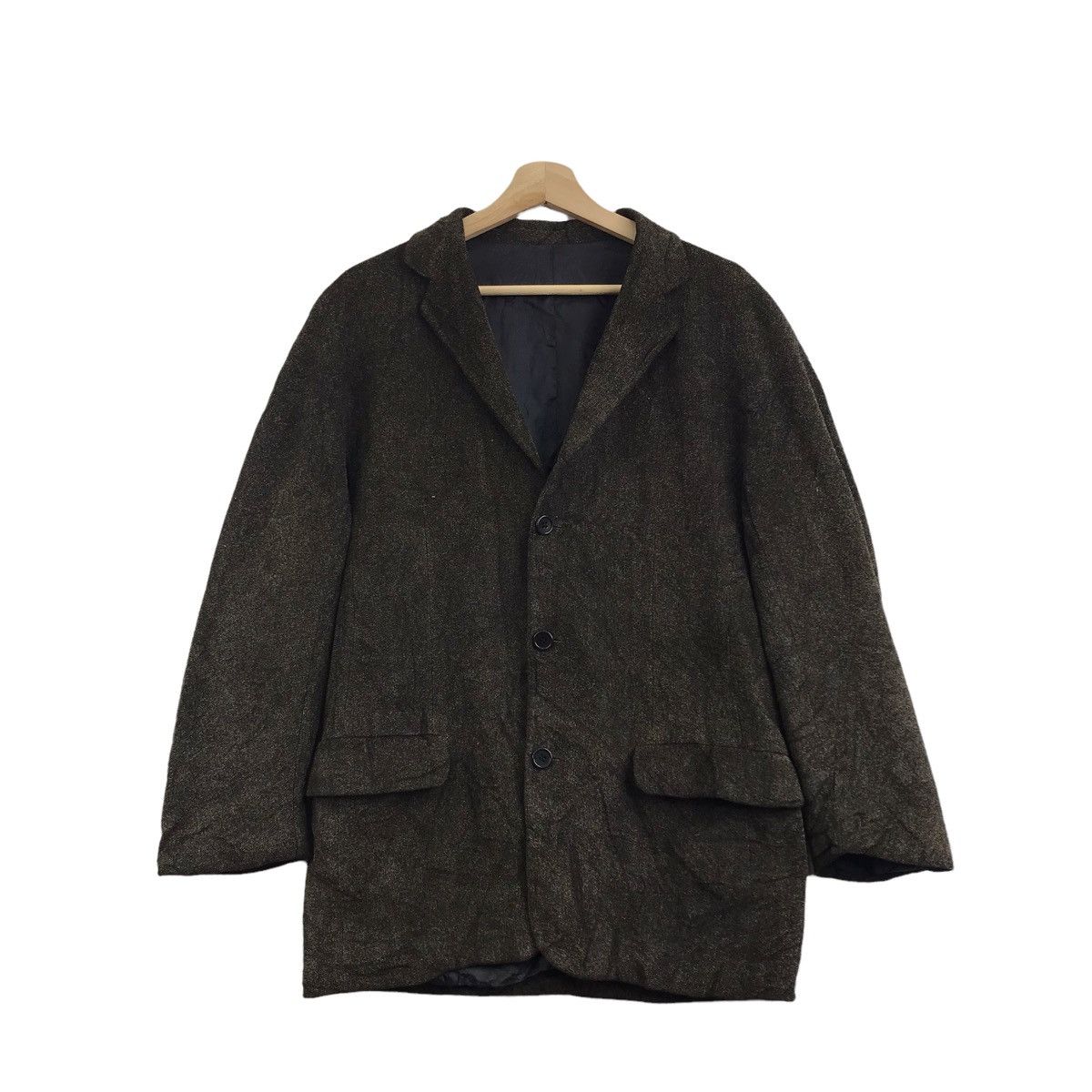 Adolfo Dominguez ADOLFO DOMINGUEZ Spanish Designer Brand Wool Coat Jacket Size US M / EU 48-50 / 2 - 1 Thumbnail
