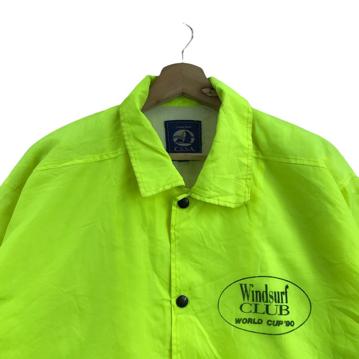 Vintage Vintage WINDSURF CLUB World Cup 90’ Sailing Windbreaker Size US L / EU 52-54 / 3 - 2 Thumbnail