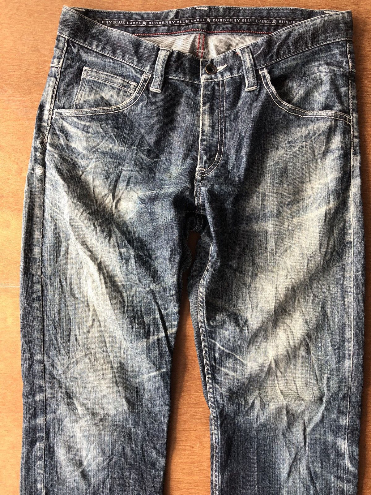 Burberry × Designer BURBERRY blue label LONDON denim blue jeans Size US 34 / EU 50 - 6 Thumbnail