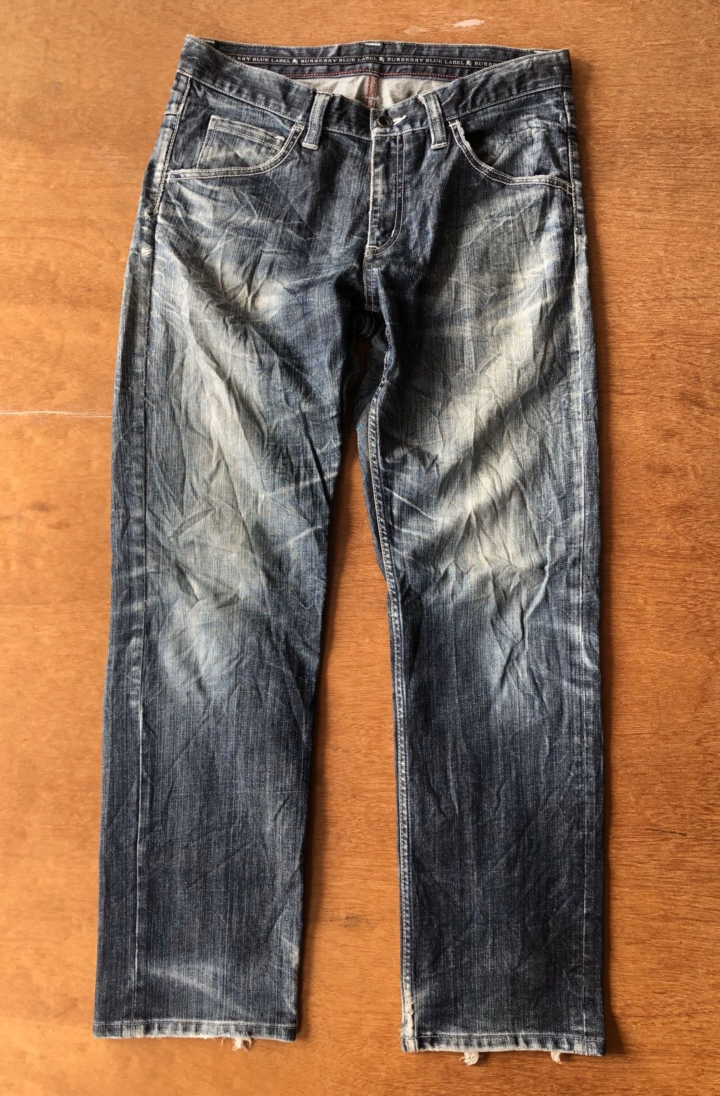 Burberry × Designer BURBERRY blue label LONDON denim blue jeans Size US 34 / EU 50 - 1 Thumbnail