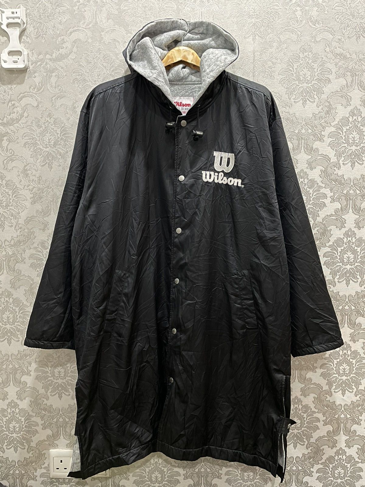 Japanese Brand × Wilson Wilson Hoodie Parka Jacket Size US XL / EU 56 / 4 - 3 Thumbnail