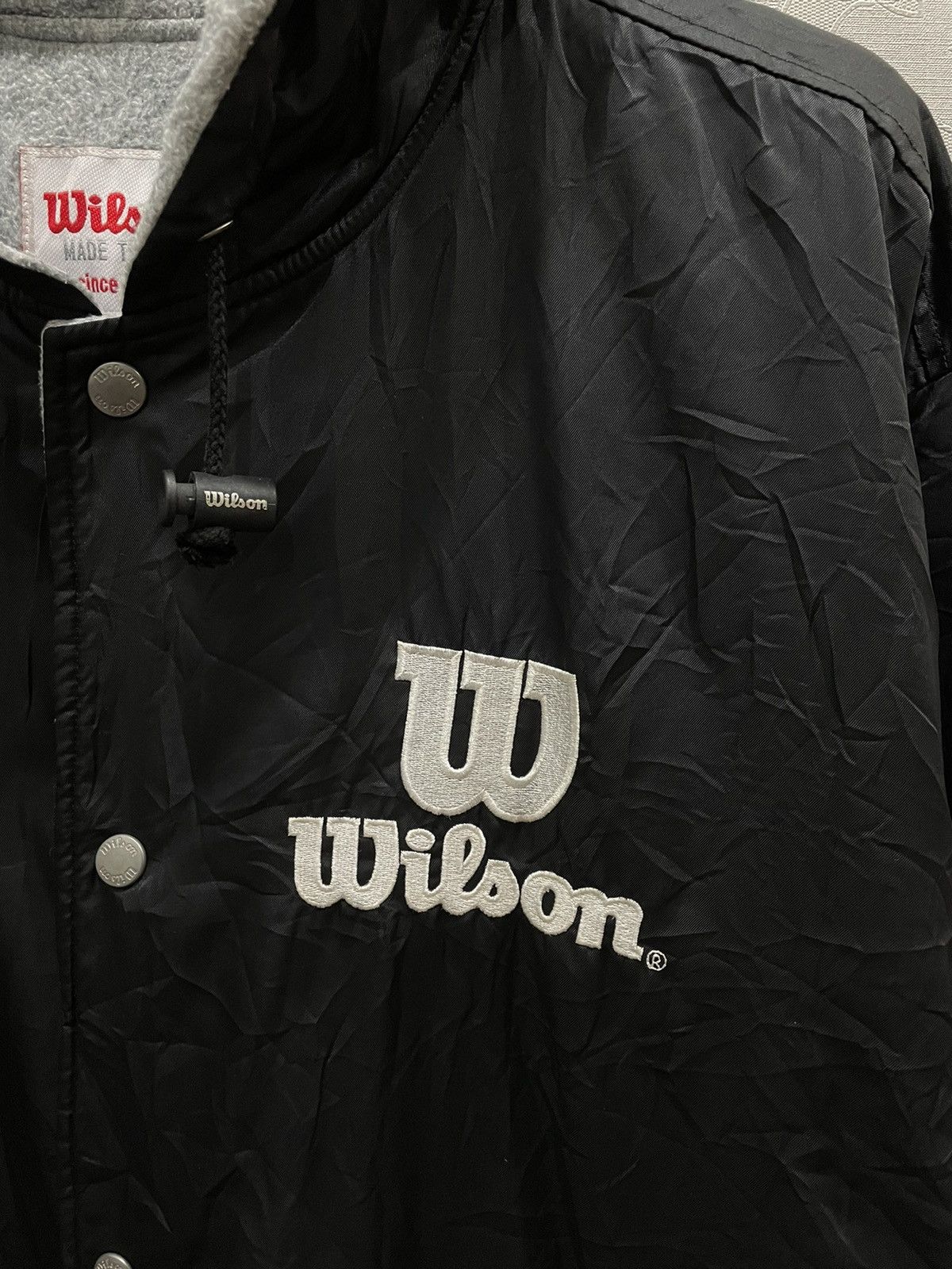 Japanese Brand × Wilson Wilson Hoodie Parka Jacket Size US XL / EU 56 / 4 - 4 Thumbnail