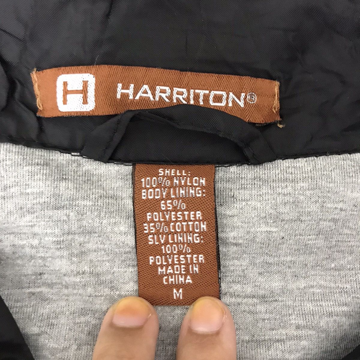 Vintage LEAGUE LOSERS LOWCARD Harriton Black Windbreaker CoachJacket Size US M / EU 48-50 / 2 - 4 Thumbnail