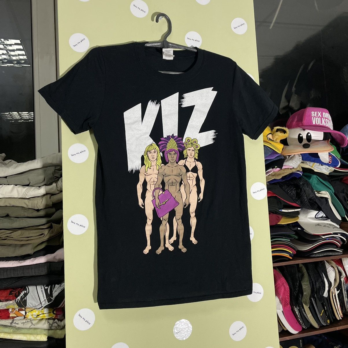 Vintage Vintage Y2K Kiz Graphic Tee Rave Aesthetic Sun Faded Boxy S Size US S / EU 44-46 / 1 - 3 Thumbnail