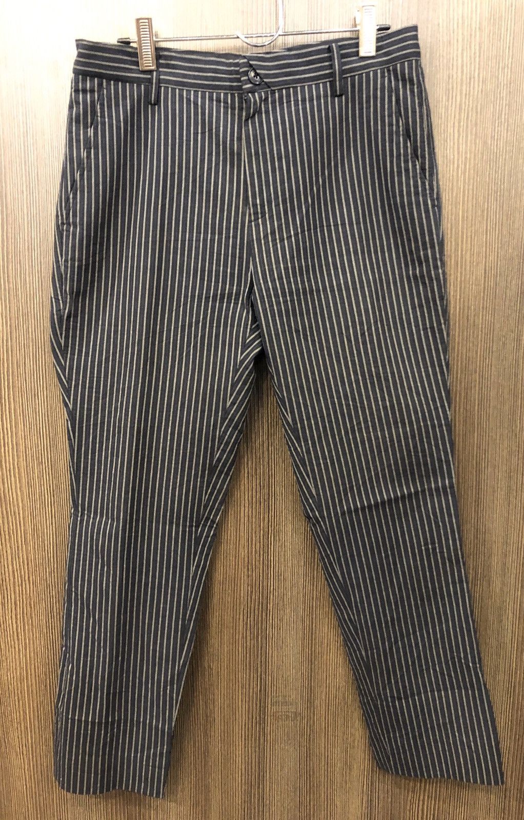 image of Armani Exchange Stripe Black White in Striped Black White, Men's (Size 33)