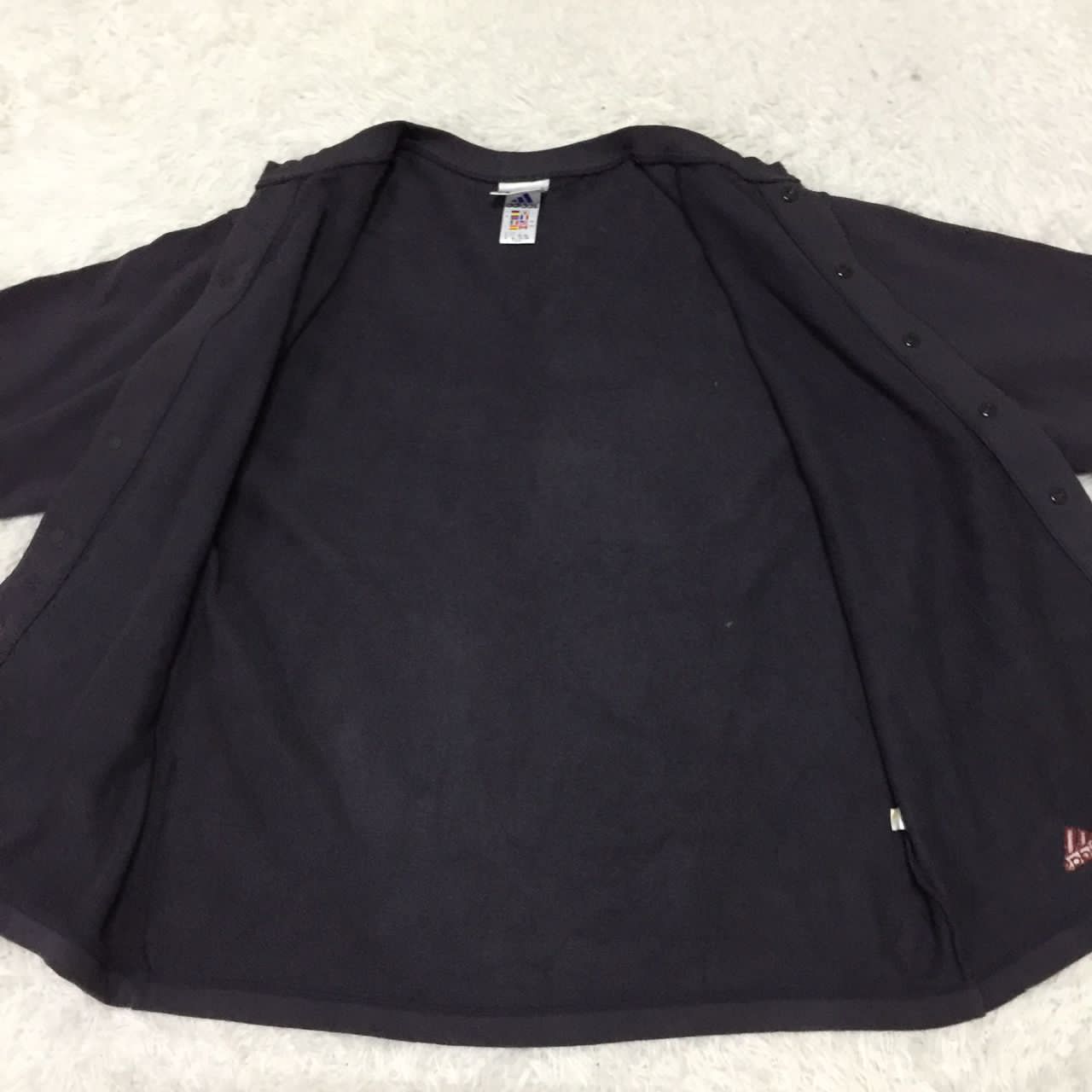 Adidas Vintage ADIDAS Trefoil Snap On Button Sweater Size US L / EU 52-54 / 3 - 6 Thumbnail