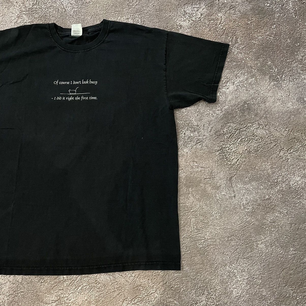 Vintage Vintage Y2K Faded Graphic Tee Single Stitch Grunge Slim XL Size US XL / EU 56 / 4 - 4 Thumbnail