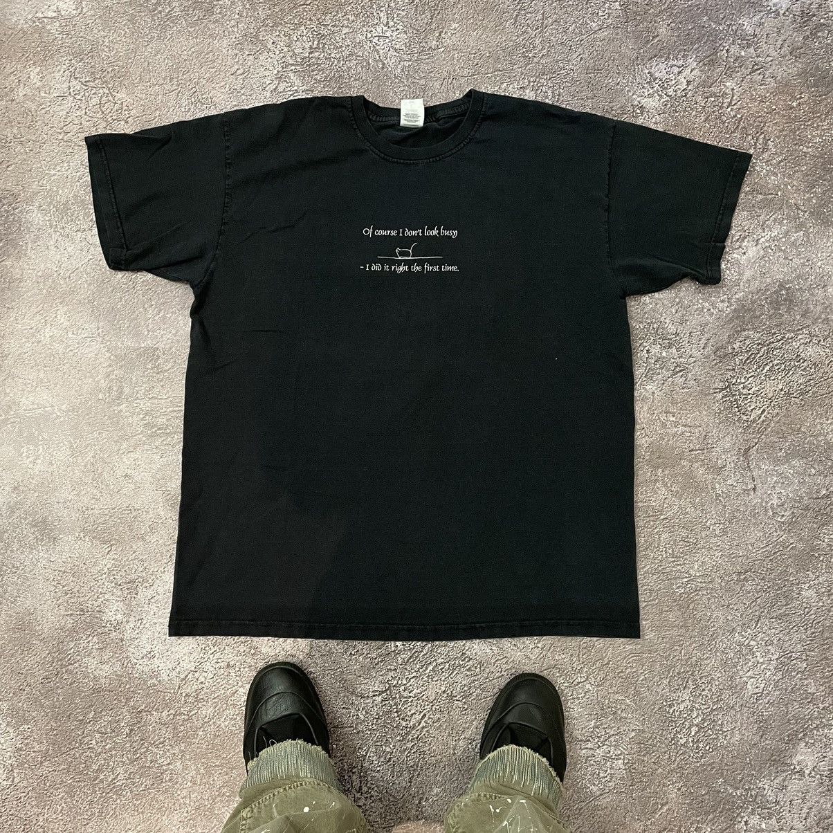 Vintage Vintage Y2K Faded Graphic Tee Single Stitch Grunge Slim XL Size US XL / EU 56 / 4 - 1 Thumbnail