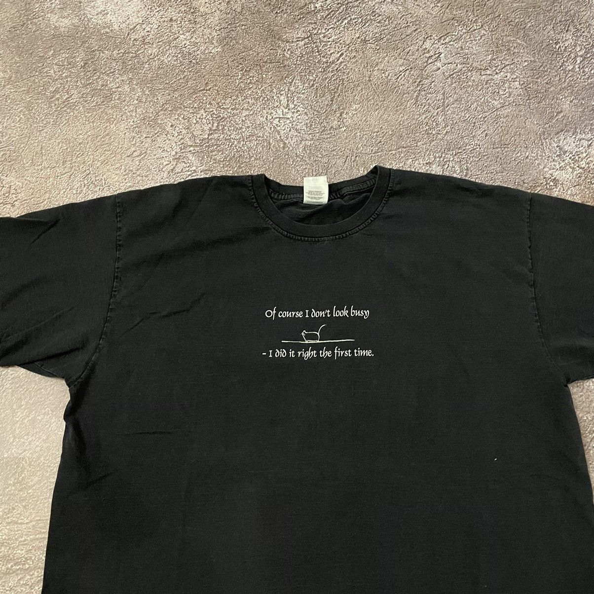 Vintage Vintage Y2K Faded Graphic Tee Single Stitch Grunge Slim XL Size US XL / EU 56 / 4 - 2 Thumbnail