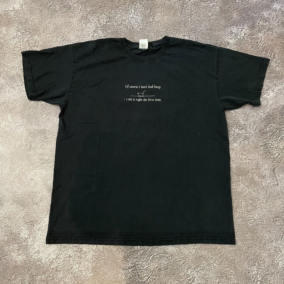 Vintage Vintage Y2K Faded Graphic Tee Single Stitch Grunge Slim XL Size US XL / EU 56 / 4 - 3 Thumbnail