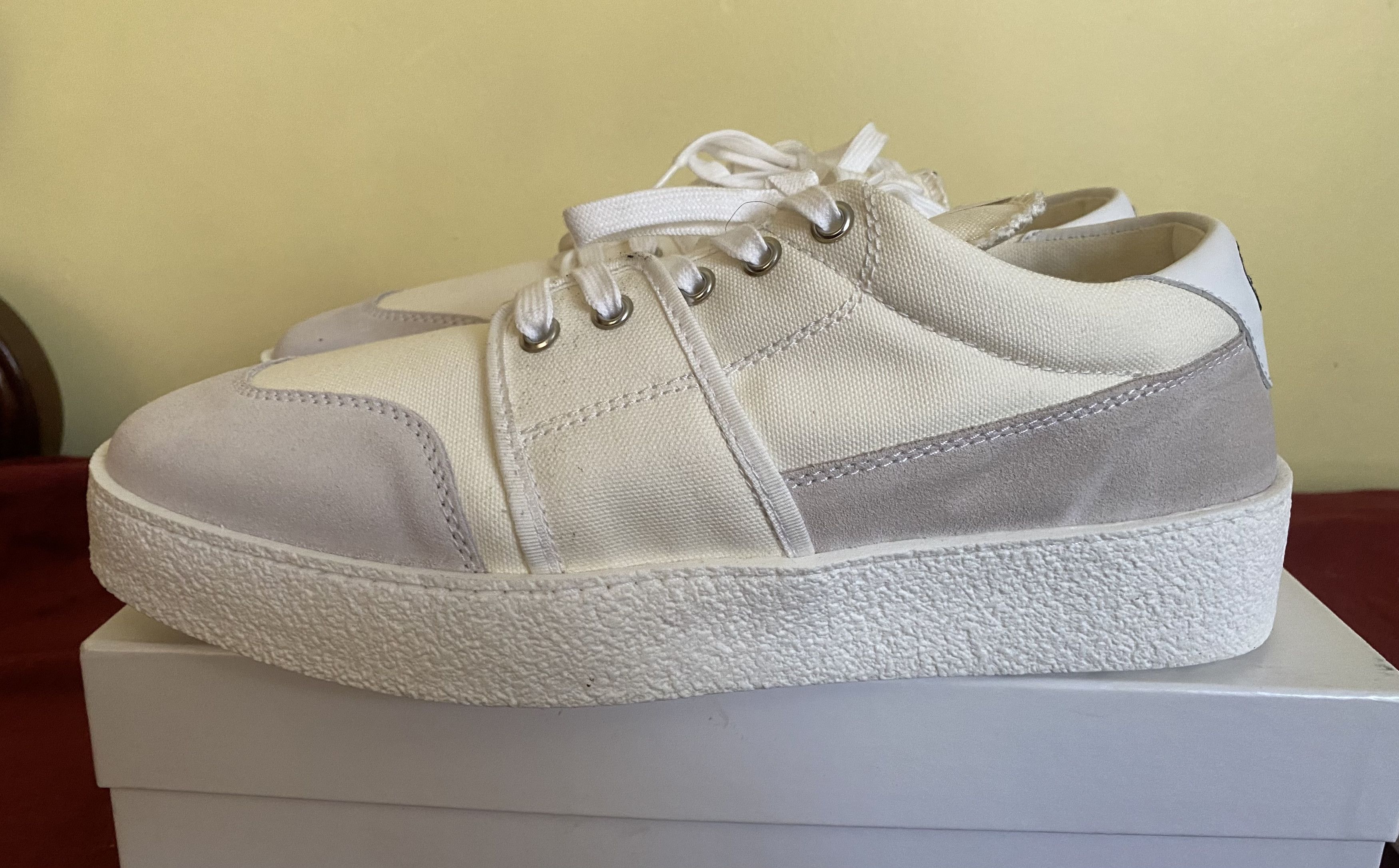 AMI Ami De Coeur Low Top Sneakers Size US 12 / EU 45 - 5 Thumbnail