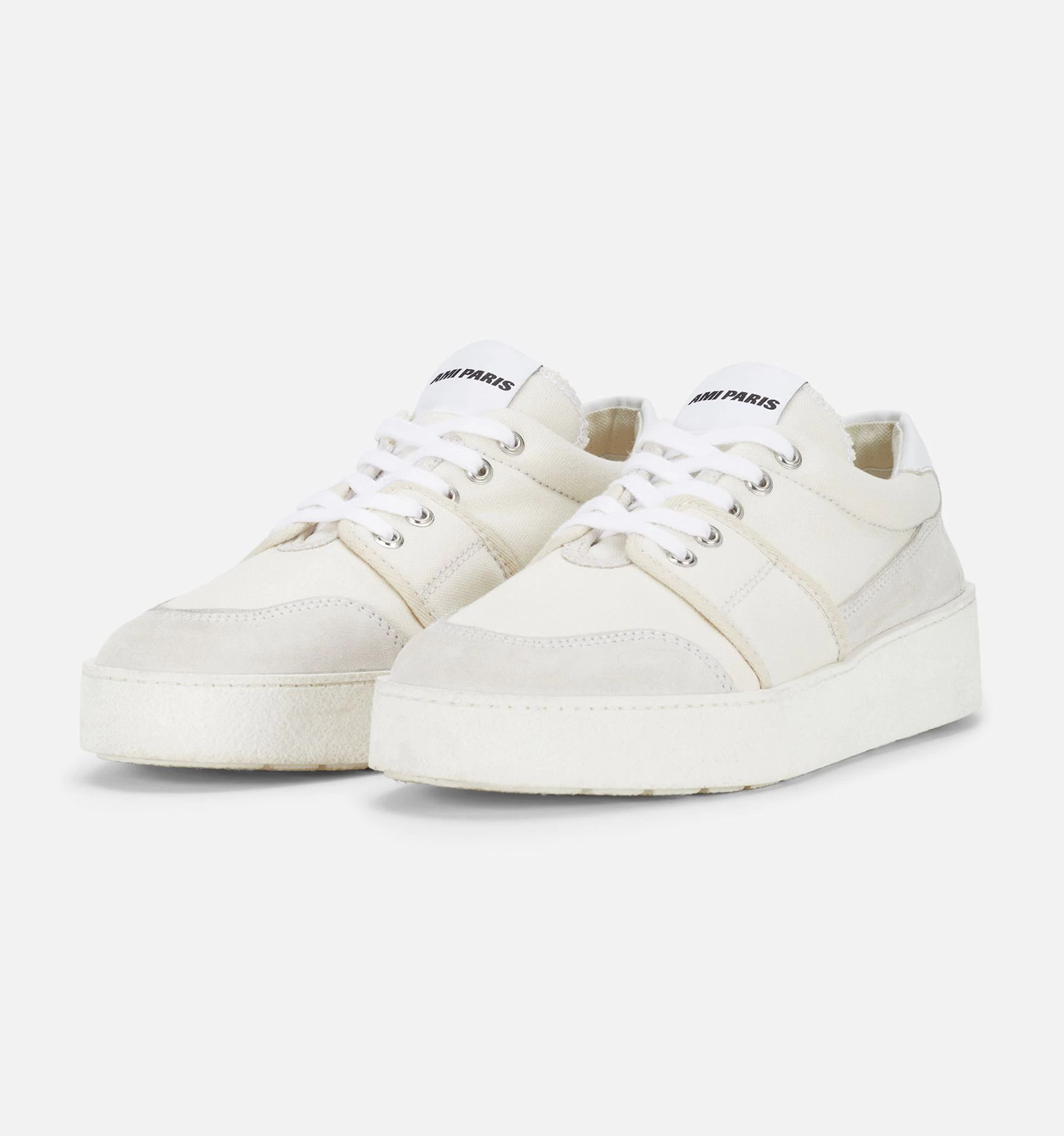 AMI Ami De Coeur Low Top Sneakers Size US 12 / EU 45 - 4 Thumbnail