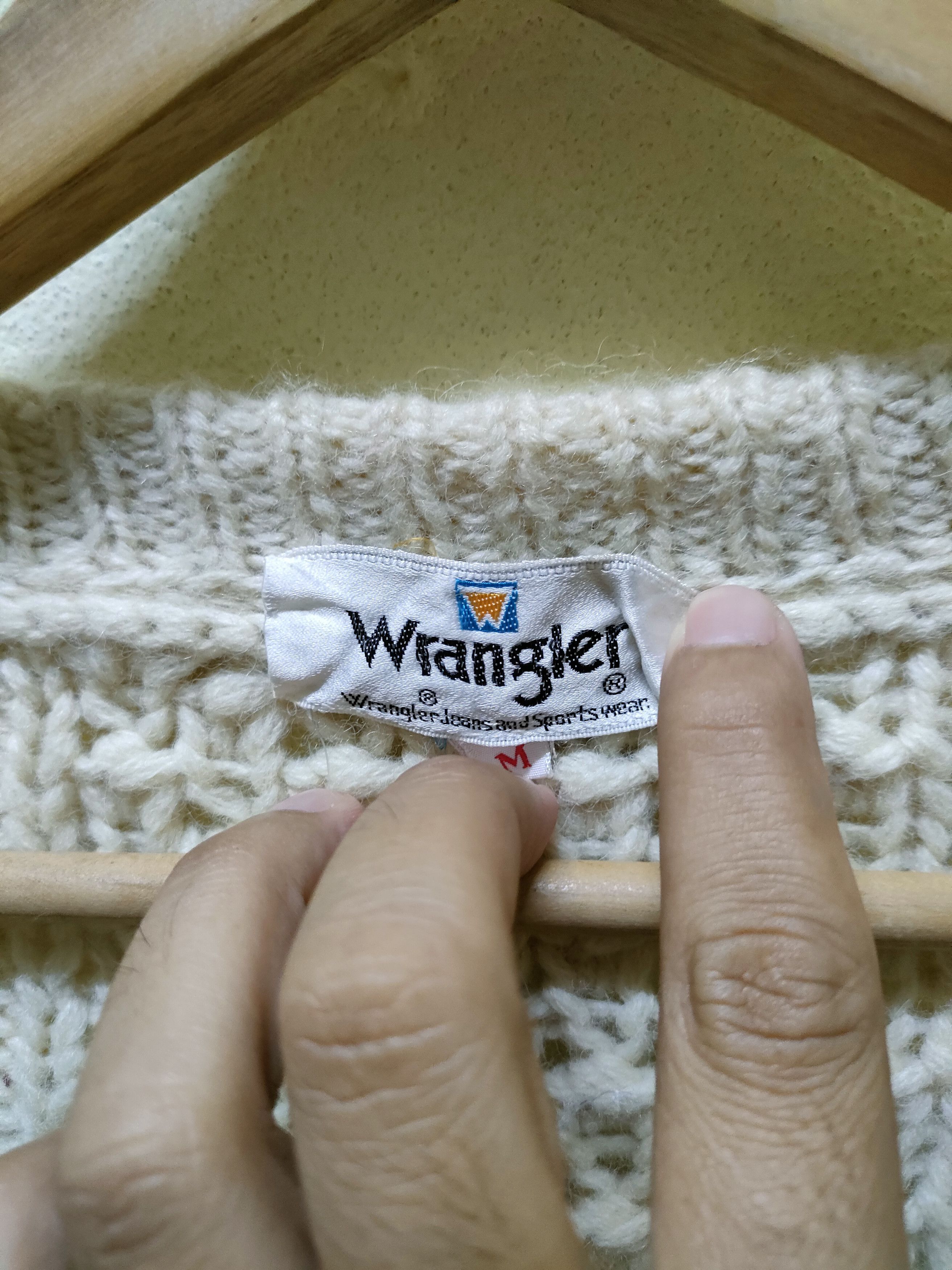 Vintage × Wrangler Vintage Wrangler Knitwear Sweatshirt Size US M / EU 48-50 / 2 - 7 Thumbnail