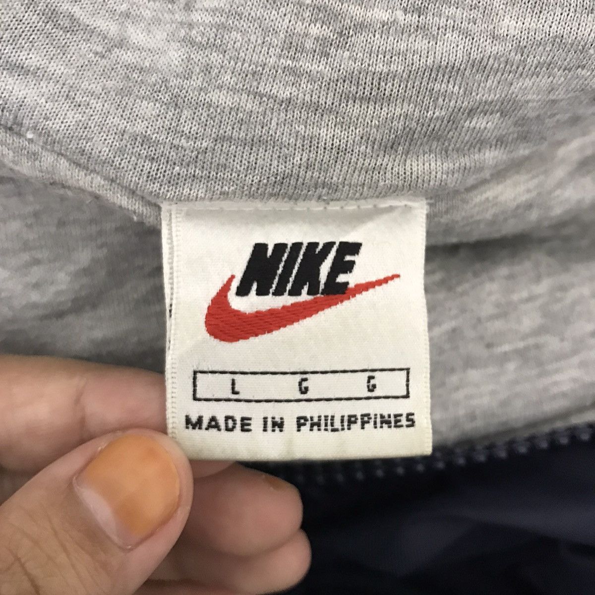 Nike Vintage NIKE SWOOSH Sport Embroidered Hoodie Puffer Jacket Size US L / EU 52-54 / 3 - 6 Thumbnail