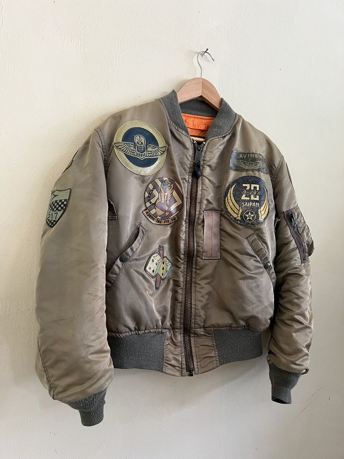 Avirex × Vintage Vintage Avirex Ma-1 8 patches Bomber Jacket Size US M / EU 48-50 / 2 - 3 Thumbnail