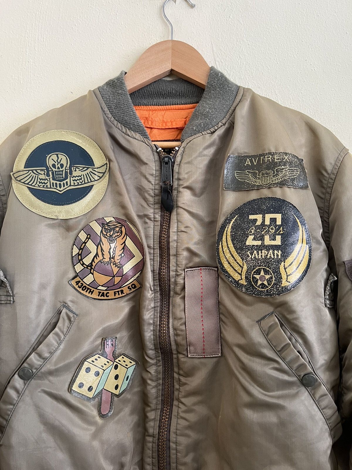 Avirex × Vintage Vintage Avirex Ma-1 8 patches Bomber Jacket Size US M / EU 48-50 / 2 - 5 Thumbnail