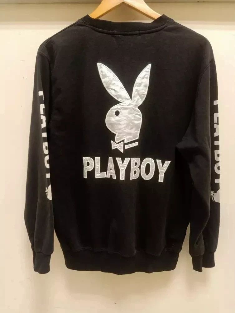 Playboy × Vintage sweatshirt playboy logo embroidery Size US M / EU 48-50 / 2 - 1 Thumbnail