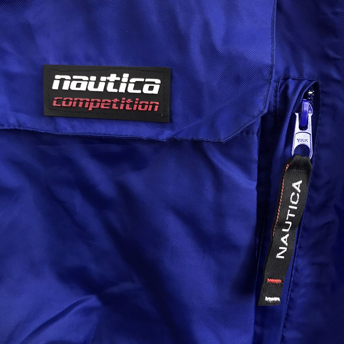 Nautica Vintage NAUTICA COMPETITION Sailing Gear Blue Bomber Jacket Size US XL / EU 56 / 4 - 3 Thumbnail