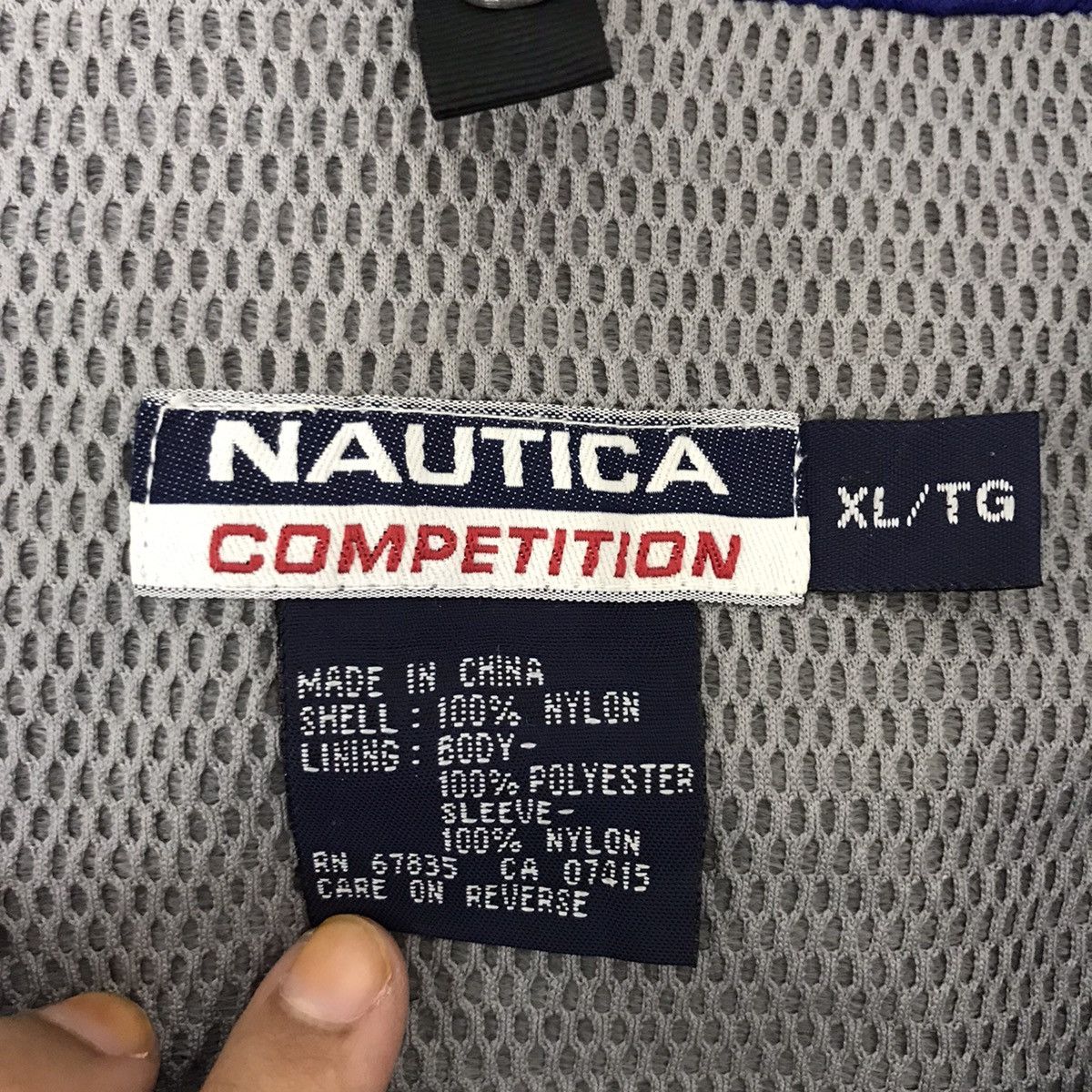 Nautica Vintage NAUTICA COMPETITION Sailing Gear Blue Bomber Jacket Size US XL / EU 56 / 4 - 6 Thumbnail