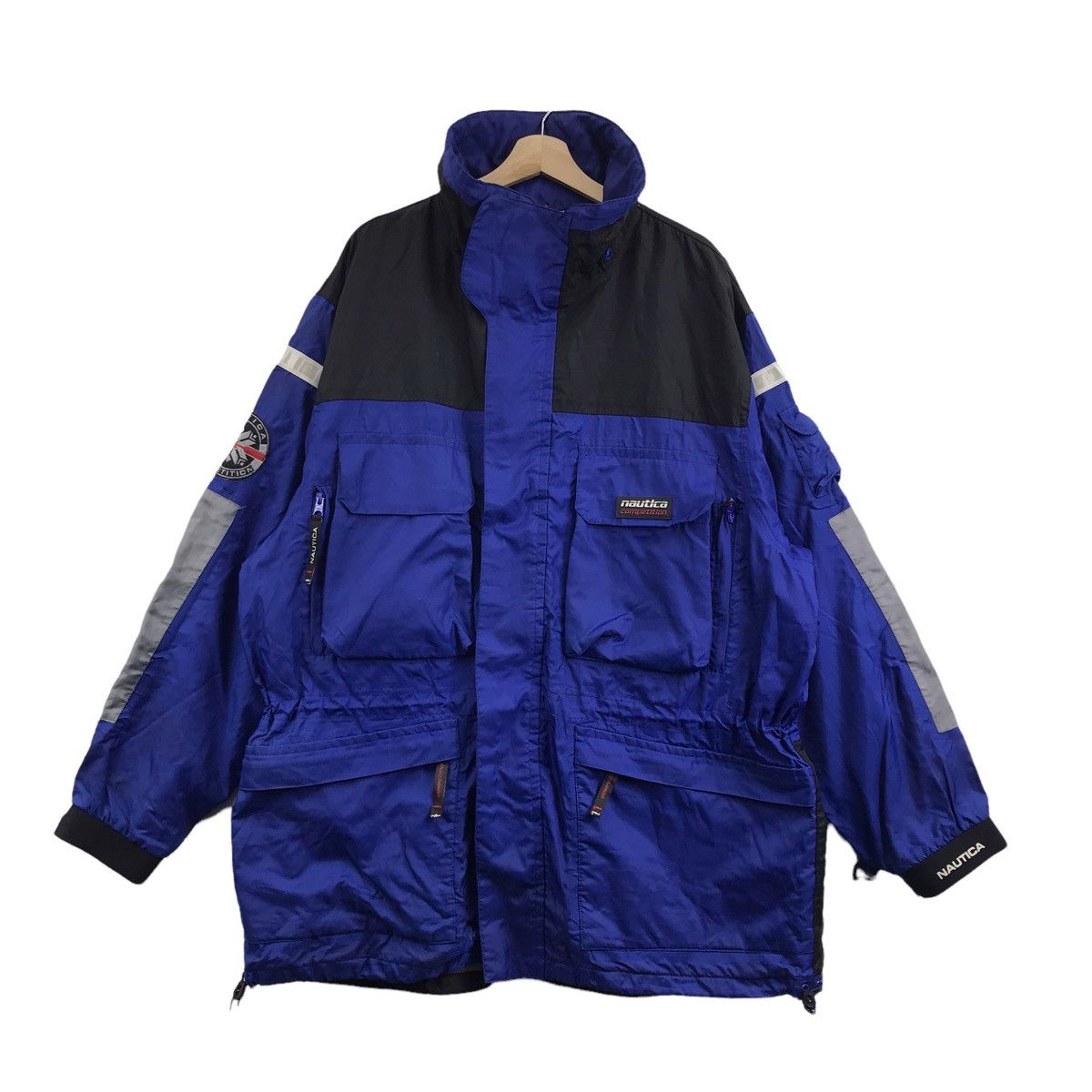 Nautica Vintage NAUTICA COMPETITION Sailing Gear Blue Bomber Jacket Size US XL / EU 56 / 4 - 1 Thumbnail