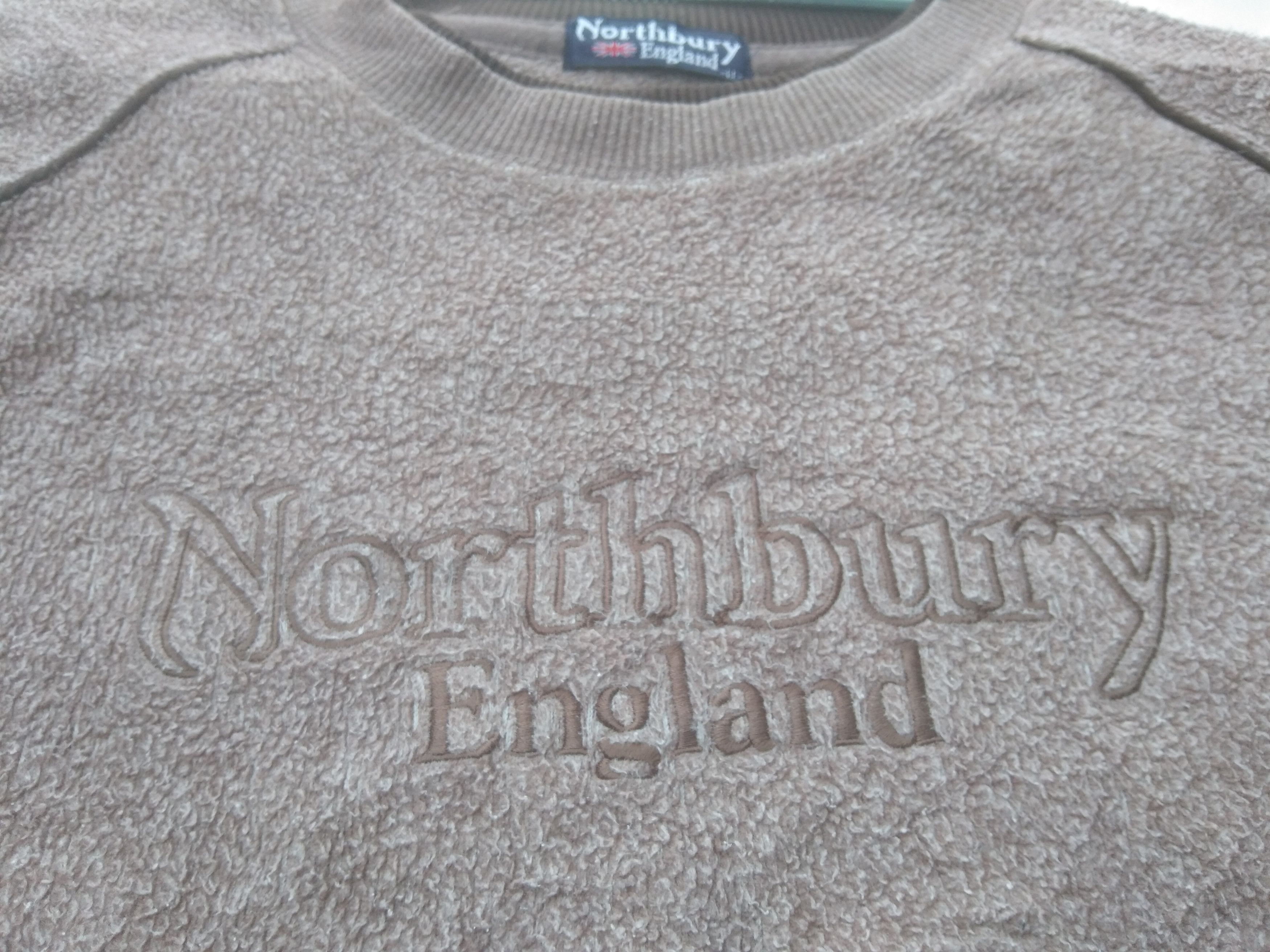 Vintage VINTAGE NORTHBURRY ENGLAND FLEECE SWEATSHIRT Size US L / EU 52-54 / 3 - 5 Thumbnail