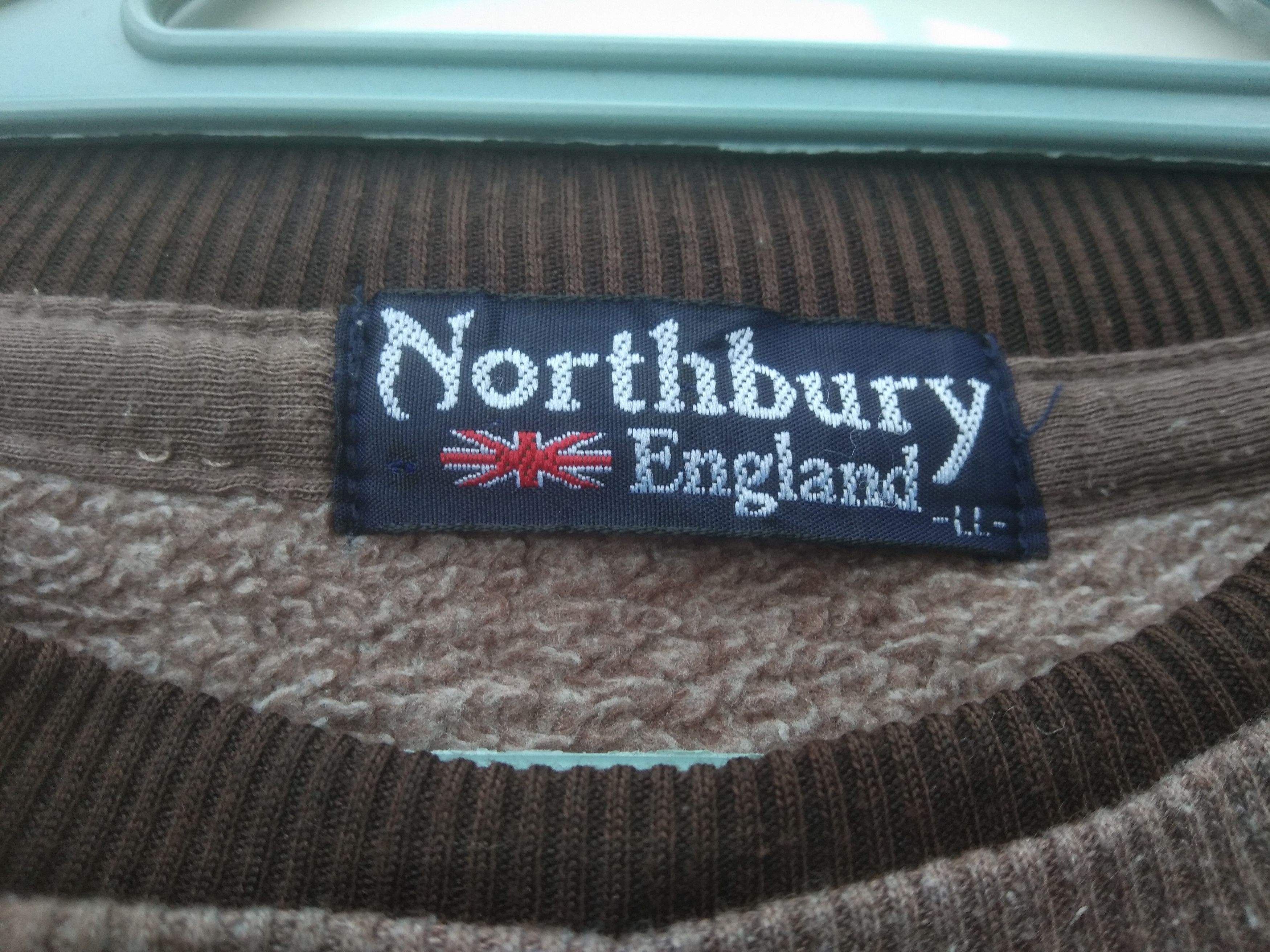 Vintage VINTAGE NORTHBURRY ENGLAND FLEECE SWEATSHIRT Size US L / EU 52-54 / 3 - 3 Thumbnail