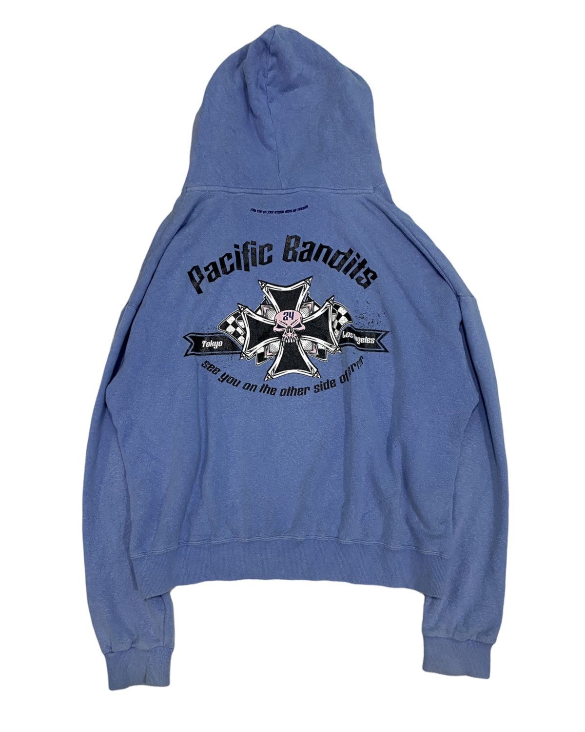 Japanese Brand Shadow Movement Japan Revenge Skull cross hoodie Size US L / EU 52-54 / 3 - 1 Thumbnail