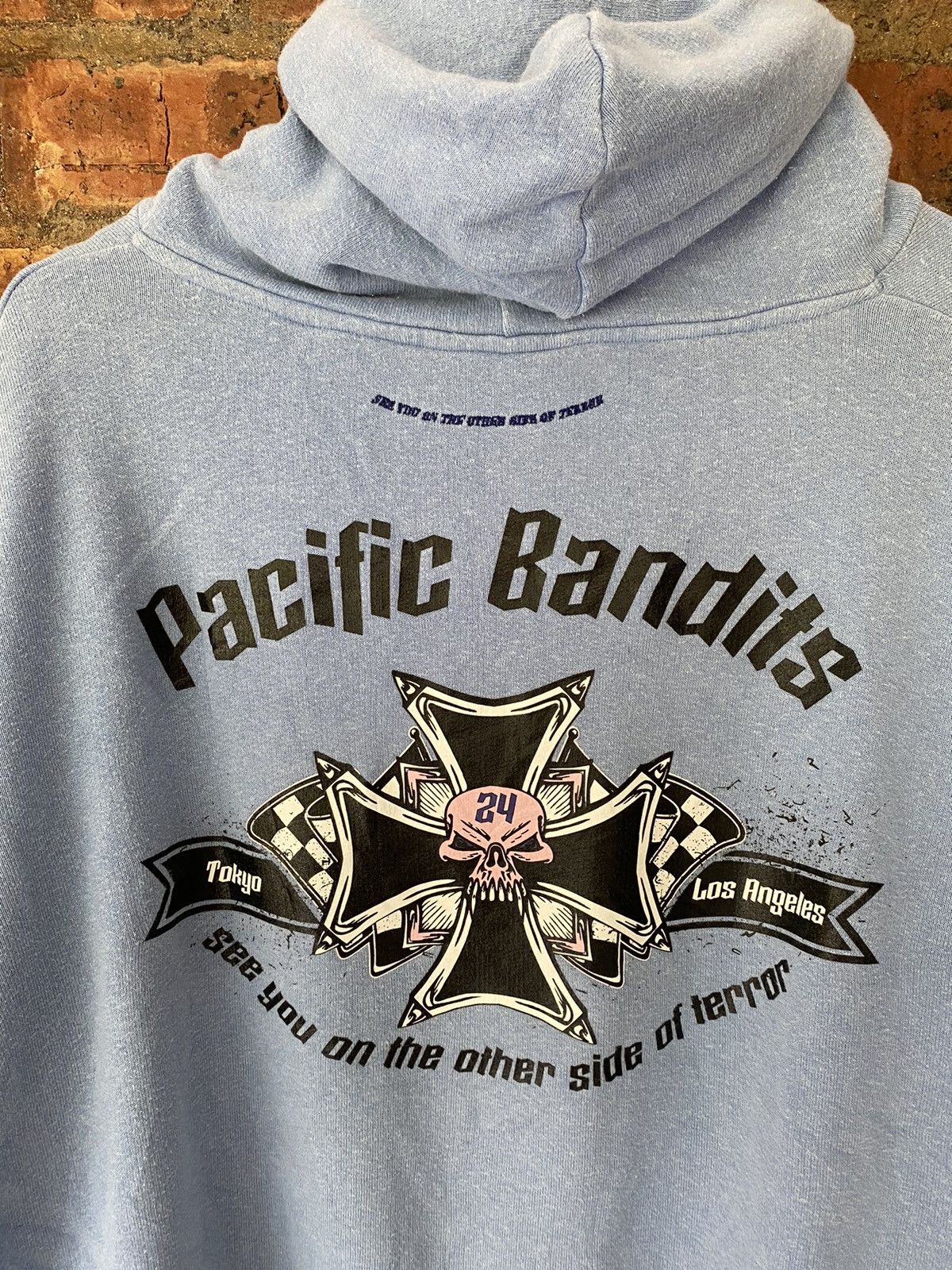 Japanese Brand Shadow Movement Japan Revenge Skull cross hoodie Size US L / EU 52-54 / 3 - 3 Thumbnail