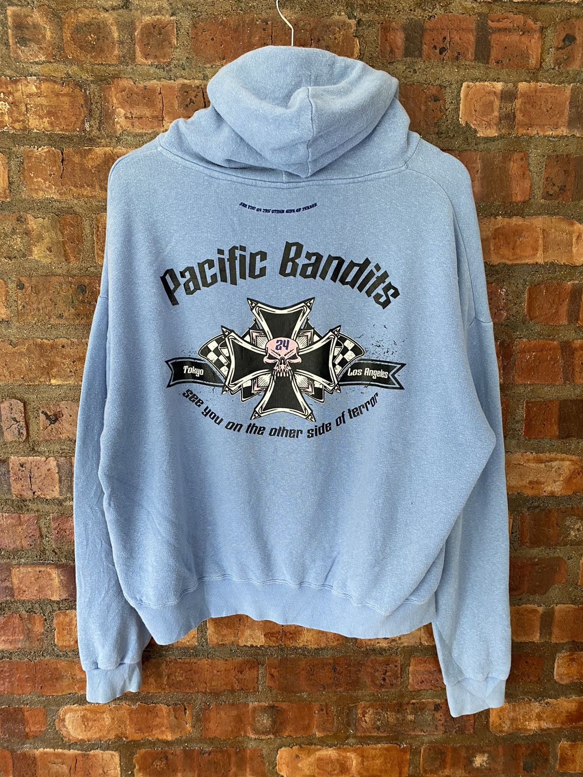 Japanese Brand Shadow Movement Japan Revenge Skull cross hoodie Size US L / EU 52-54 / 3 - 2 Thumbnail