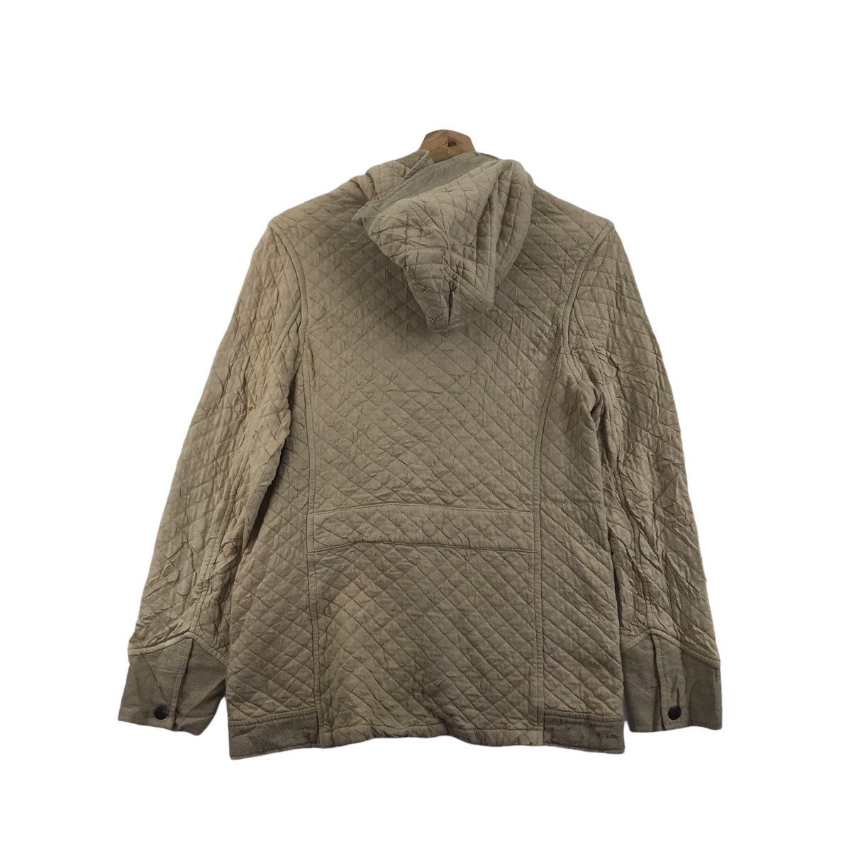 Japanese Brand ARMEN Japanese Brand France Quilted Hoodie Cotton Jacket Size US S / EU 44-46 / 1 - 7 Thumbnail