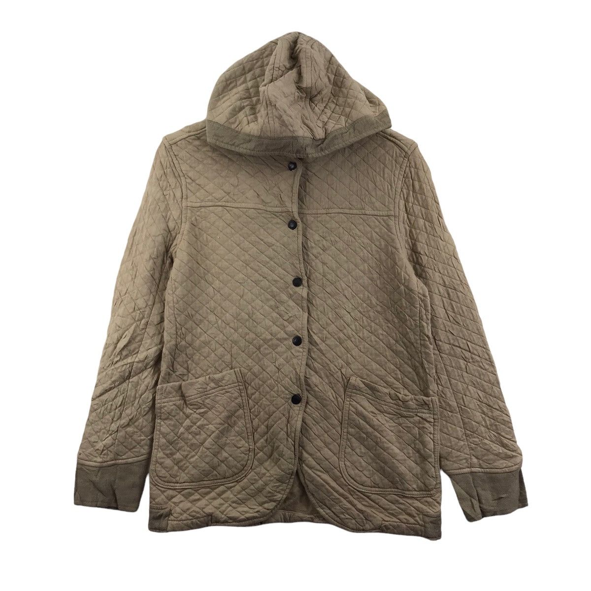 ARMEN Japanese Brand France Quilted Hoodie Cotton Jacket