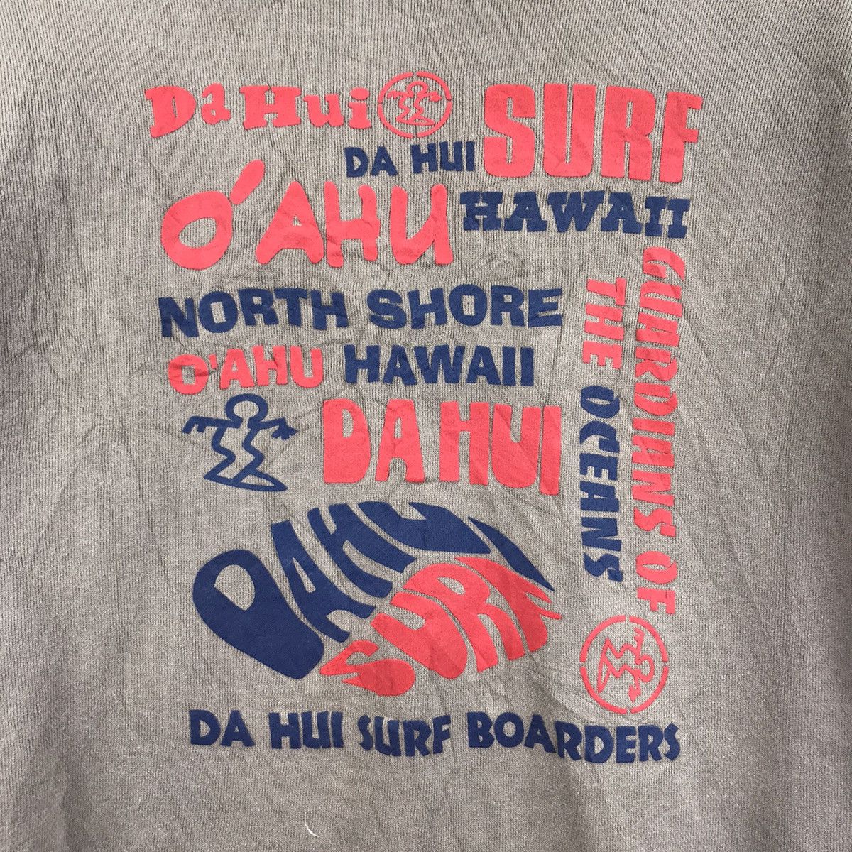 Vintage DA HUI SURF Usa Surfing Board Hawaii North Shore Sweatshirt Size US M / EU 48-50 / 2 - 2 Thumbnail