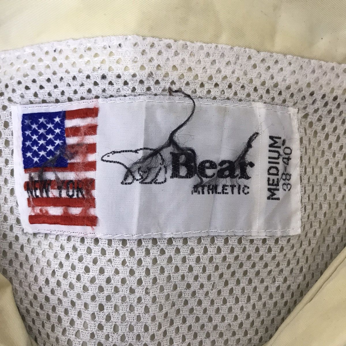 Vintage Vintage 90s BEAR ATHLETIC USA WindbreakerCoach JacketVarsity Size US M / EU 48-50 / 2 - 10 Thumbnail