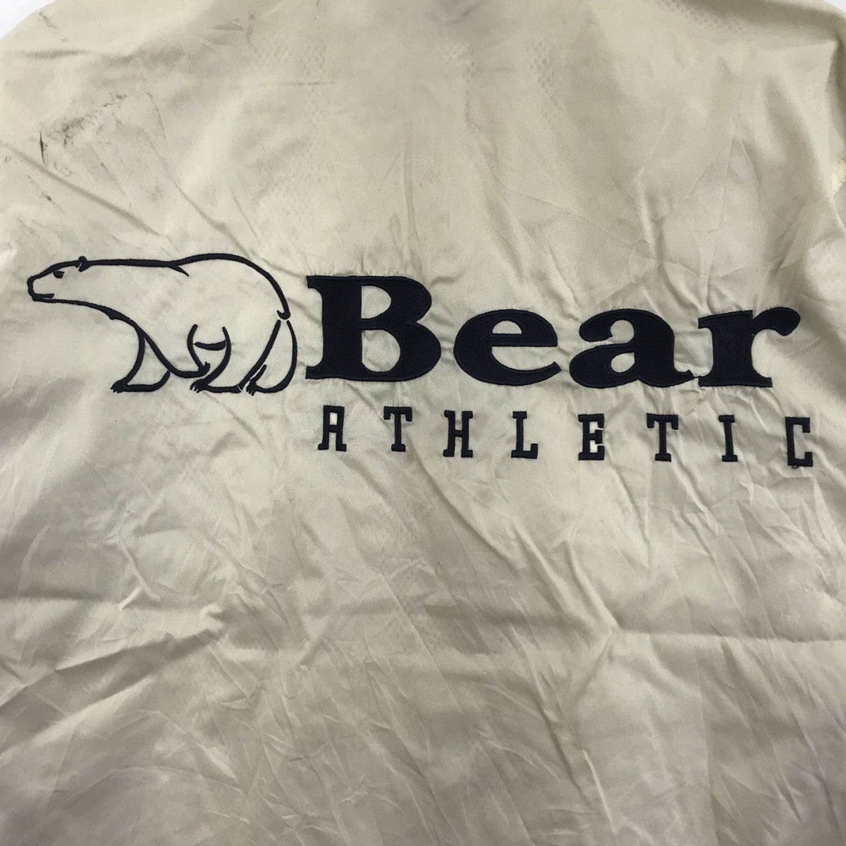 Vintage Vintage 90s BEAR ATHLETIC USA WindbreakerCoach JacketVarsity Size US M / EU 48-50 / 2 - 2 Thumbnail