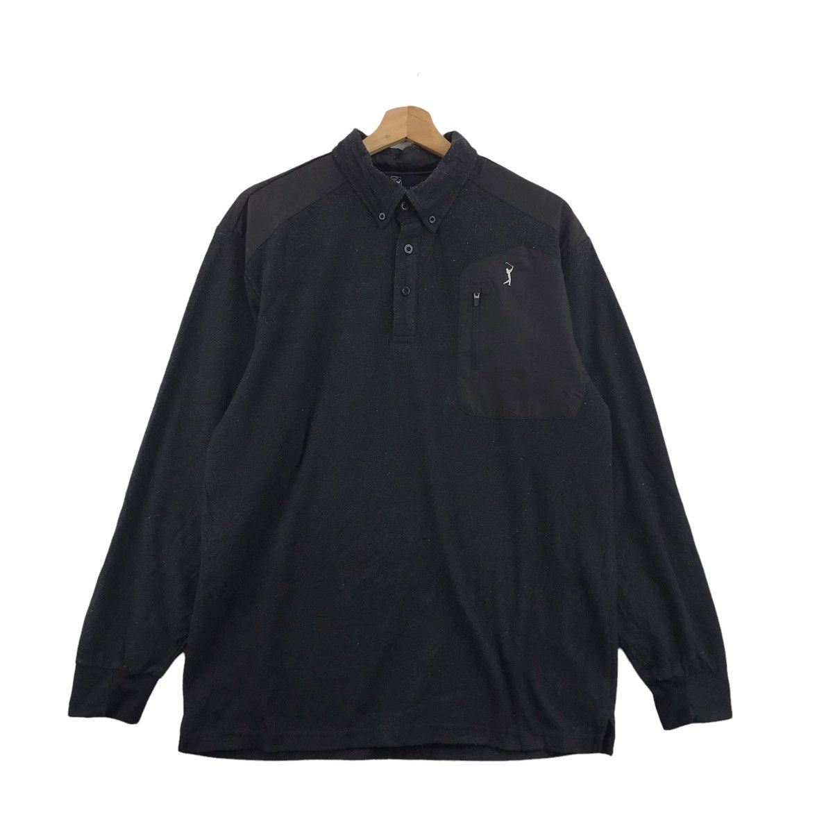PGA Tour PGA TOUR GOLF Tiger Wood Embroidered Logo Collar Sweatshirt Size US L / EU 52-54 / 3 - 1 Thumbnail