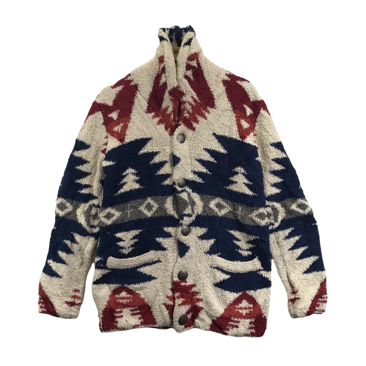 Japanese Brand ANTI BALLISTIC Japanese Brand Native Aztec Navajo Fleece Size US M / EU 48-50 / 2 - 1 Thumbnail