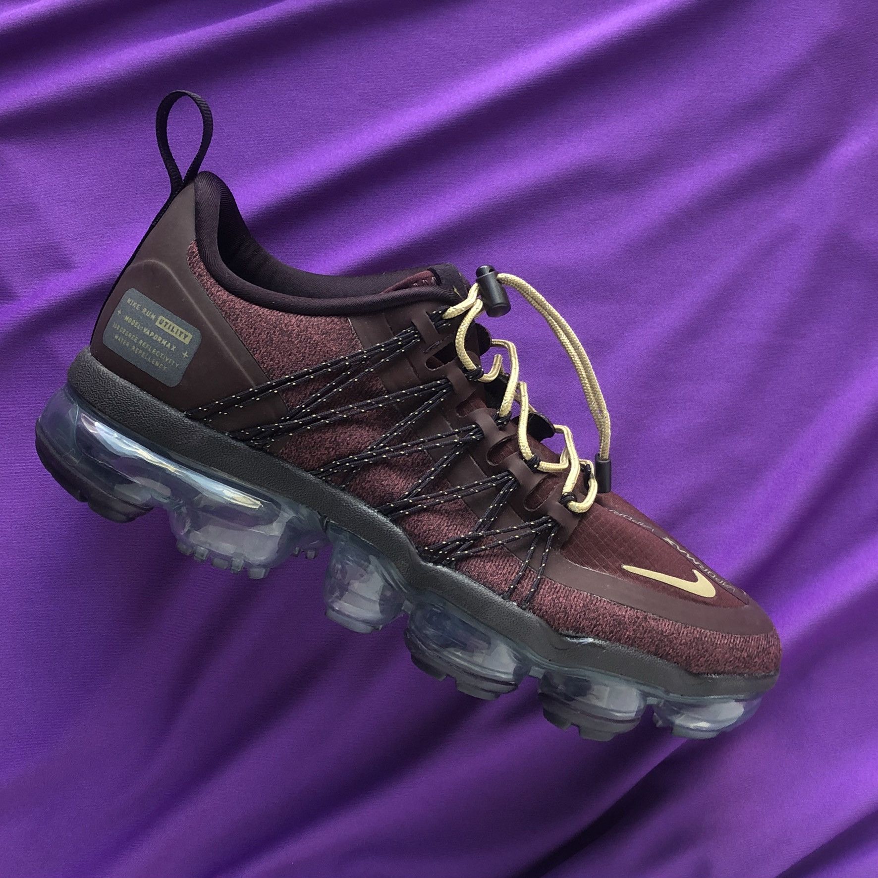 Nike Air Vapor Max Run Utility Burgundy Crush US 55 WMNS