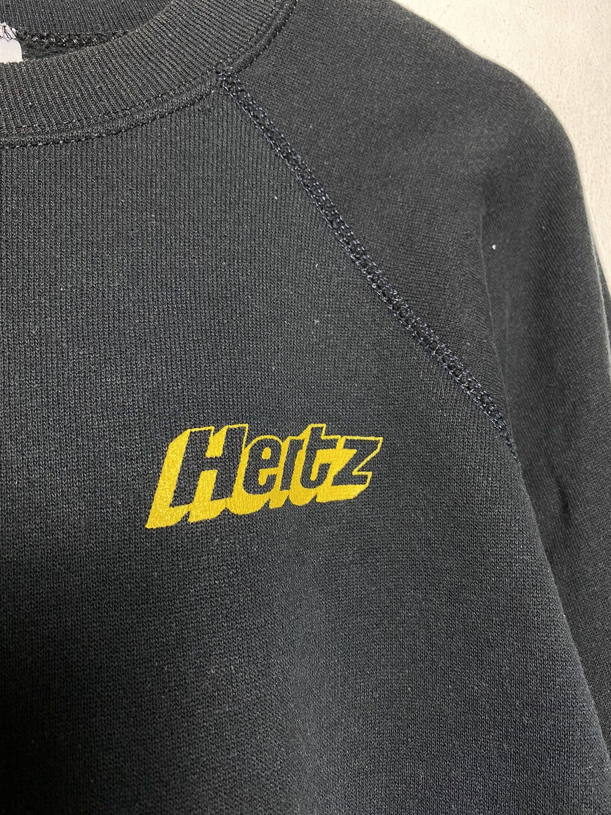 Japanese Brand Vintage Tultex Hertz Crewneck Size US L / EU 52-54 / 3 - 3 Thumbnail