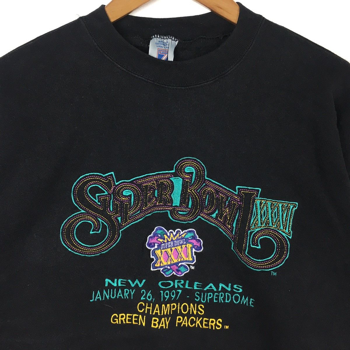 Vintage Vintage 1997 GREEN BAY PACKERS Usa Nfc Super Bowl Champion Size US XL / EU 56 / 4 - 2 Thumbnail
