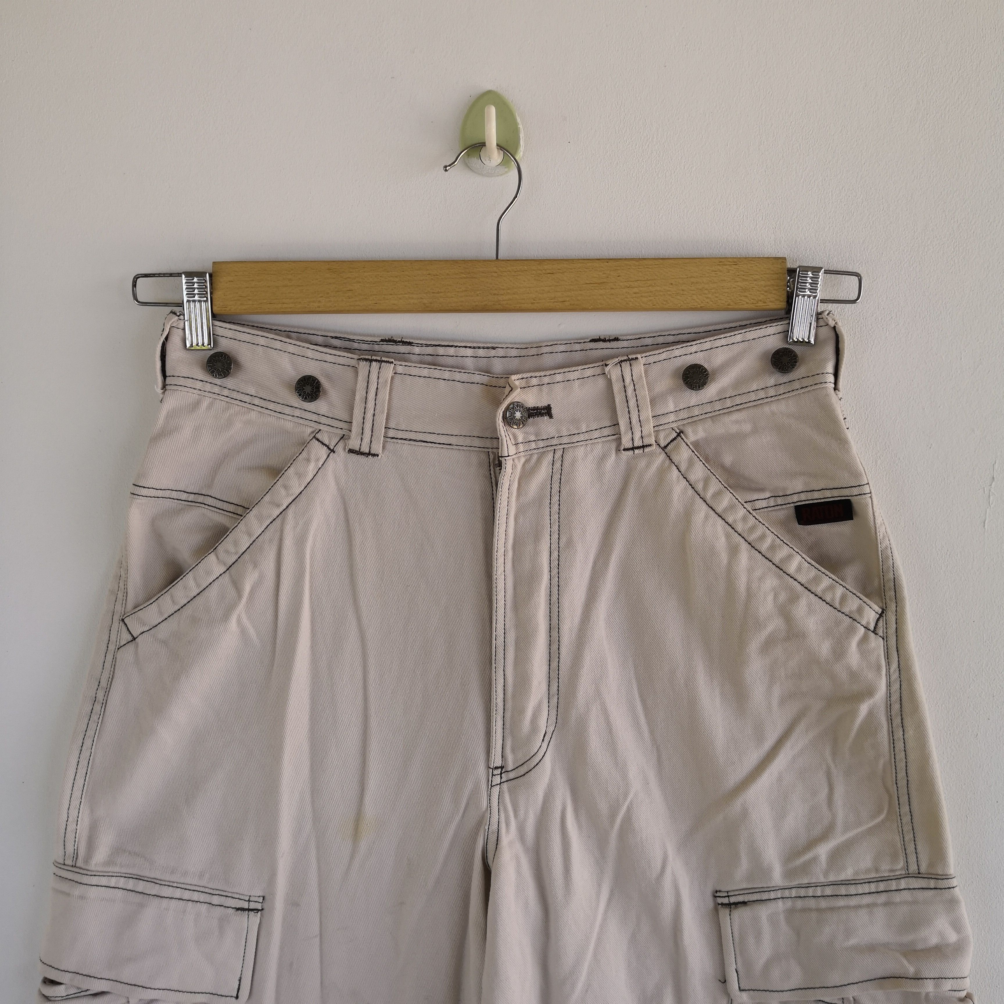 Japanese Brand × Vintage Raton Laveur Cargo Pants Japanese Multi Pocket Trousers Size US 30 / EU 46 - 5 Thumbnail