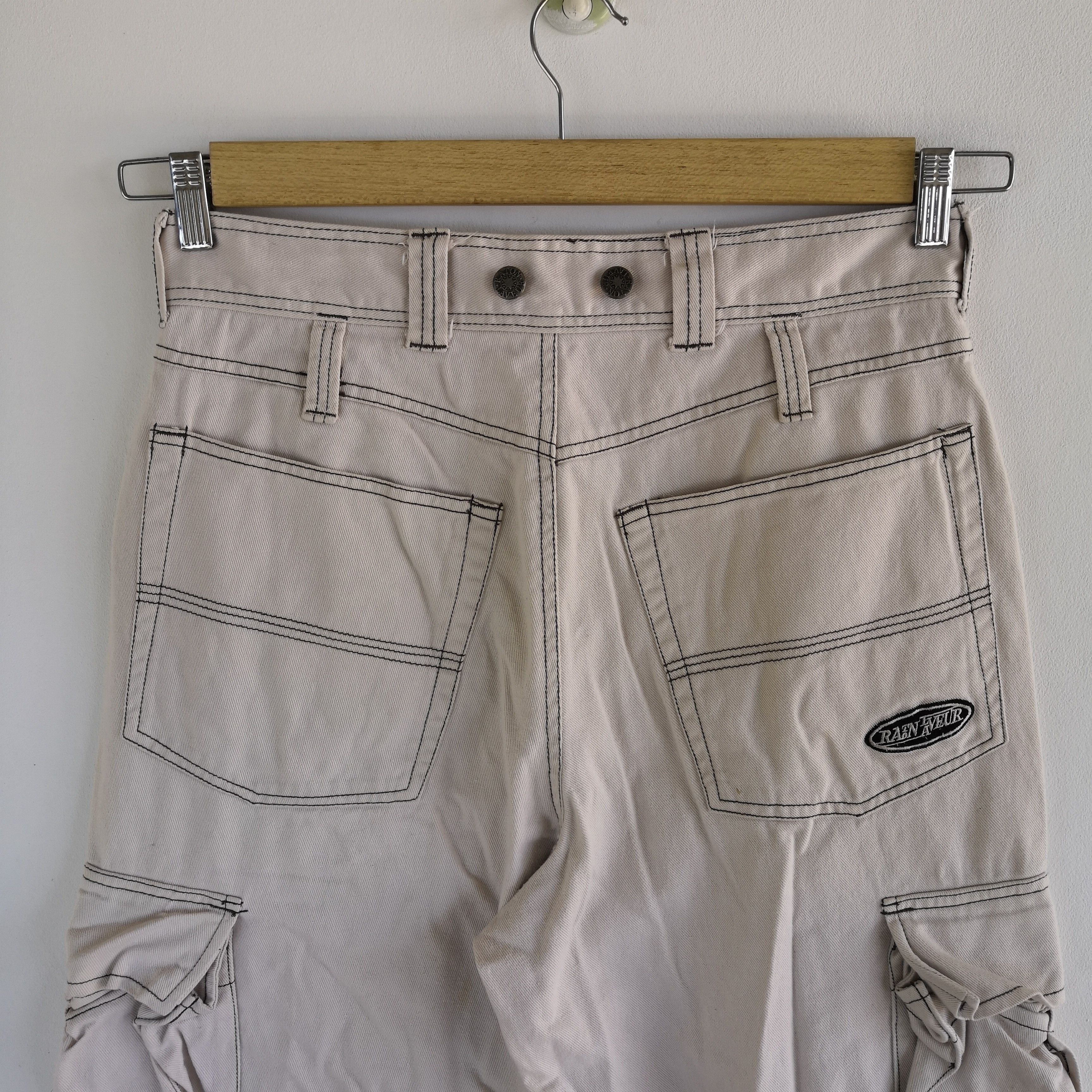 Japanese Brand × Vintage Raton Laveur Cargo Pants Japanese Multi Pocket Trousers Size US 30 / EU 46 - 6 Thumbnail