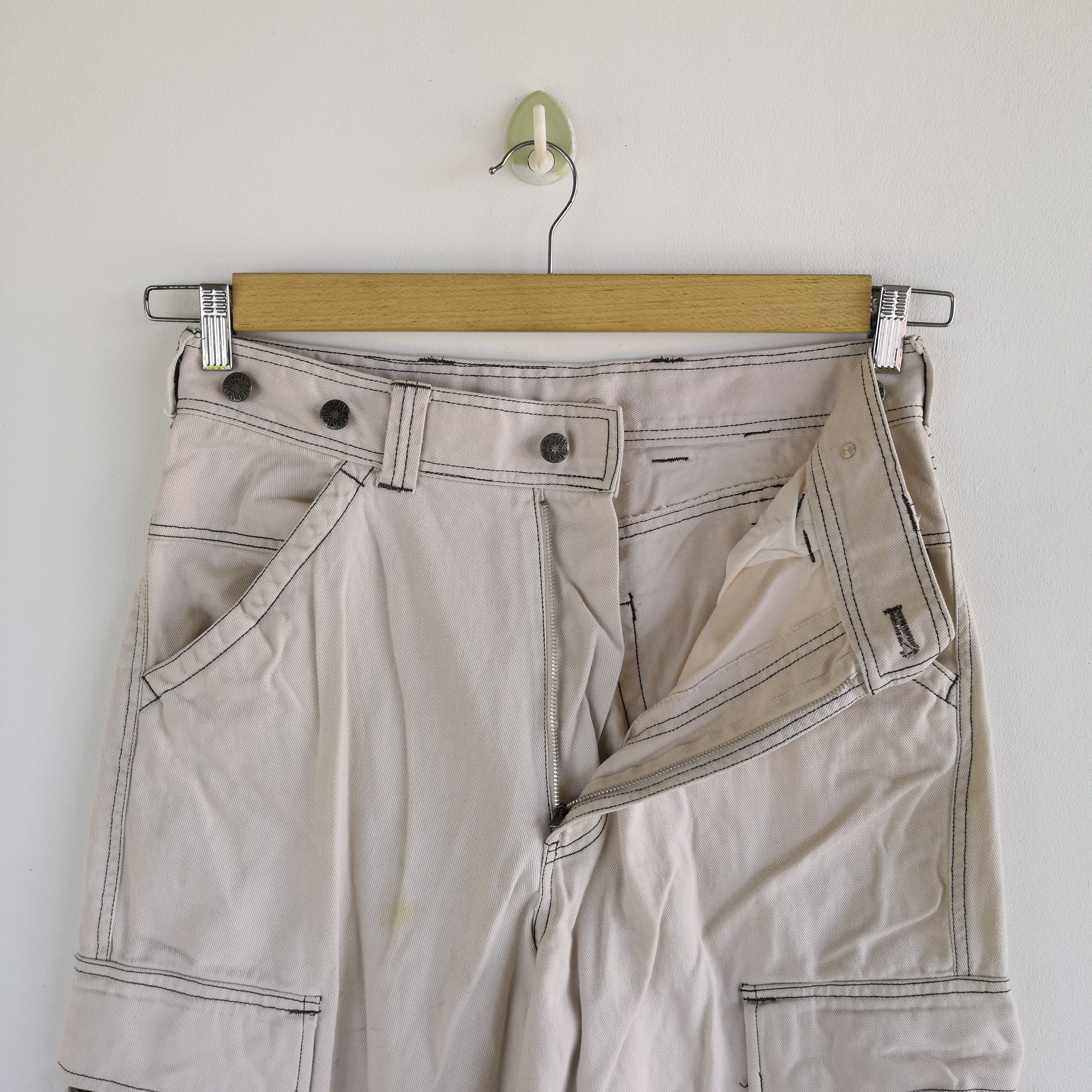 Japanese Brand × Vintage Raton Laveur Cargo Pants Japanese Multi Pocket Trousers Size US 30 / EU 46 - 10 Thumbnail
