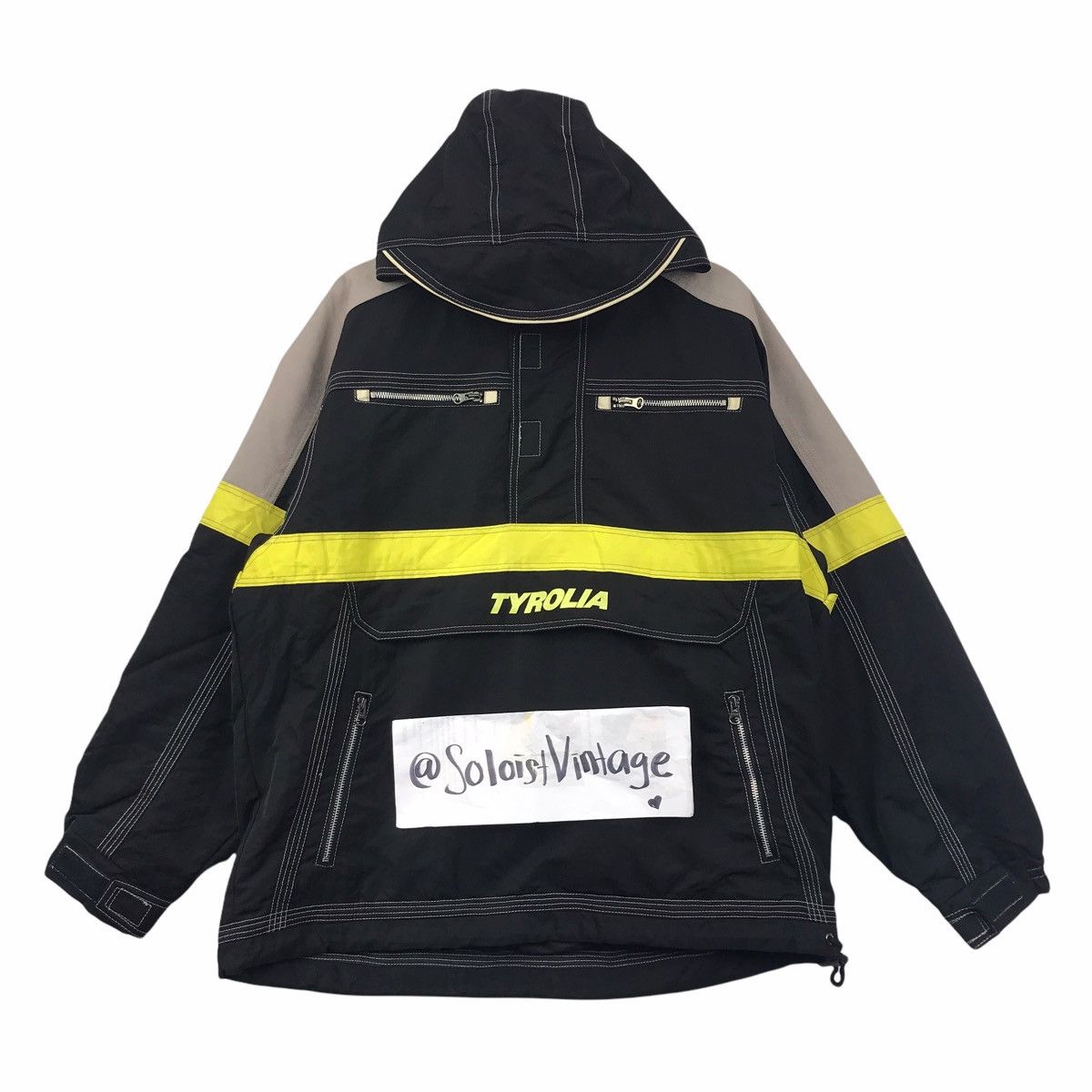 Vintage TYROLLA SKI OUTDOOR Kangaroo Pocket Bomber Jacket Size US M / EU 48-50 / 2 - 2 Thumbnail