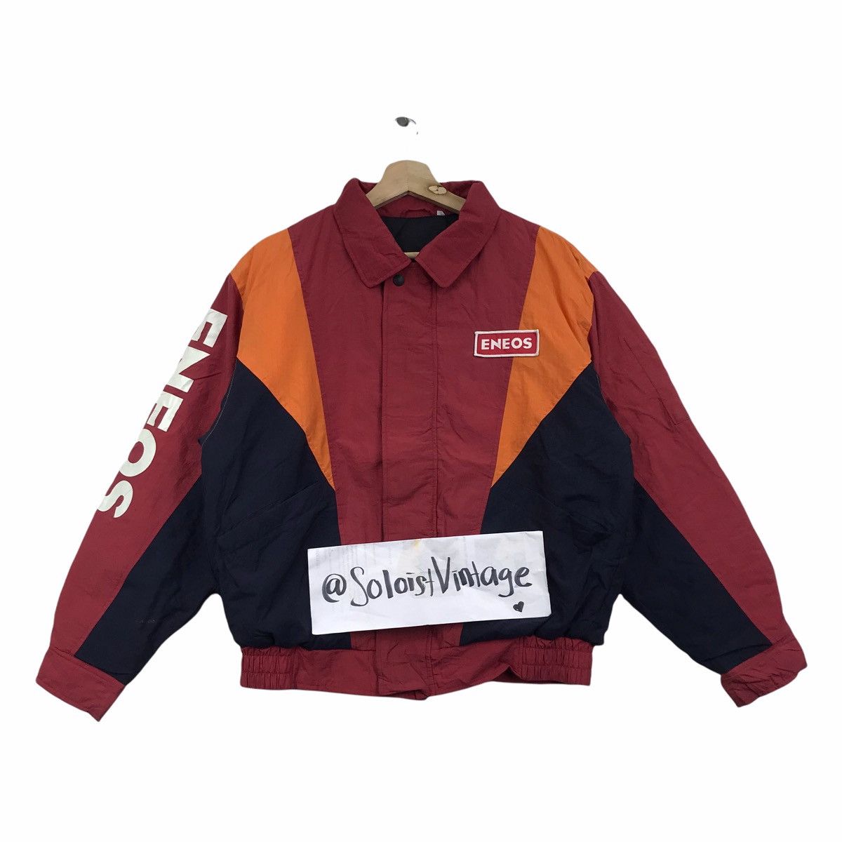 Vintage Vintage ENEOS RACING Formula One F1 Team Orange Jacket Size US M / EU 48-50 / 2 - 1 Thumbnail