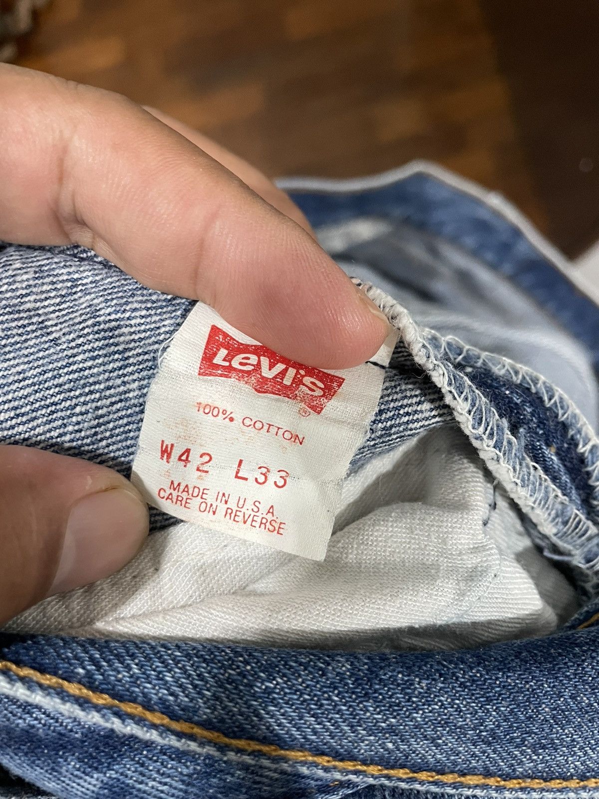 Levi's × Vintage vintage Levis 501 XX Made in Usa 80s Single R Size US 40 / EU 56 - 6 Thumbnail