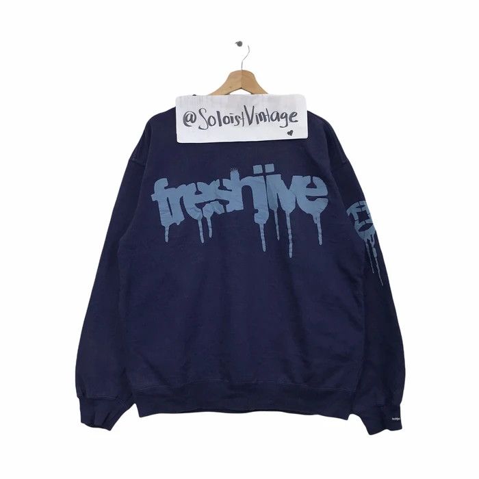 Freshjive × Vintage Vintage FRESHJIVE SKATE Streetwear Skateboard Sweatshirt Size US XL / EU 56 / 4 - 1 Thumbnail