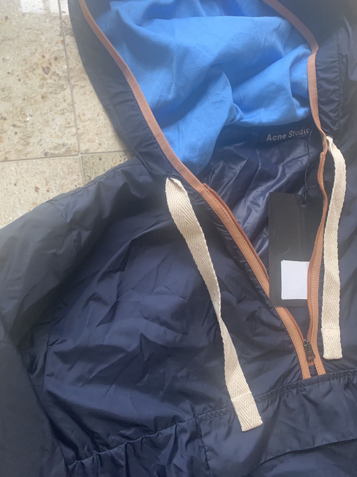 Acne Studios FN-MN-OUTW000006 Face Embroidered Hoodie Size US XL / EU 56 / 4 - 5 Thumbnail